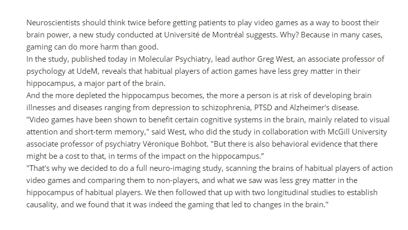 沉迷网游改变孩子大脑结构？研究：灰质更少，与老年痴呆老人相似
