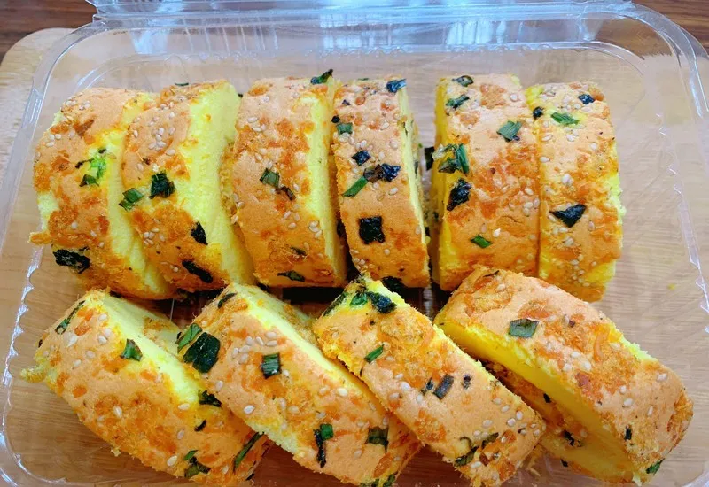 海苔肉松卷（山东欧米奇配方分享厚厚海苔肉松卷口感咸香）