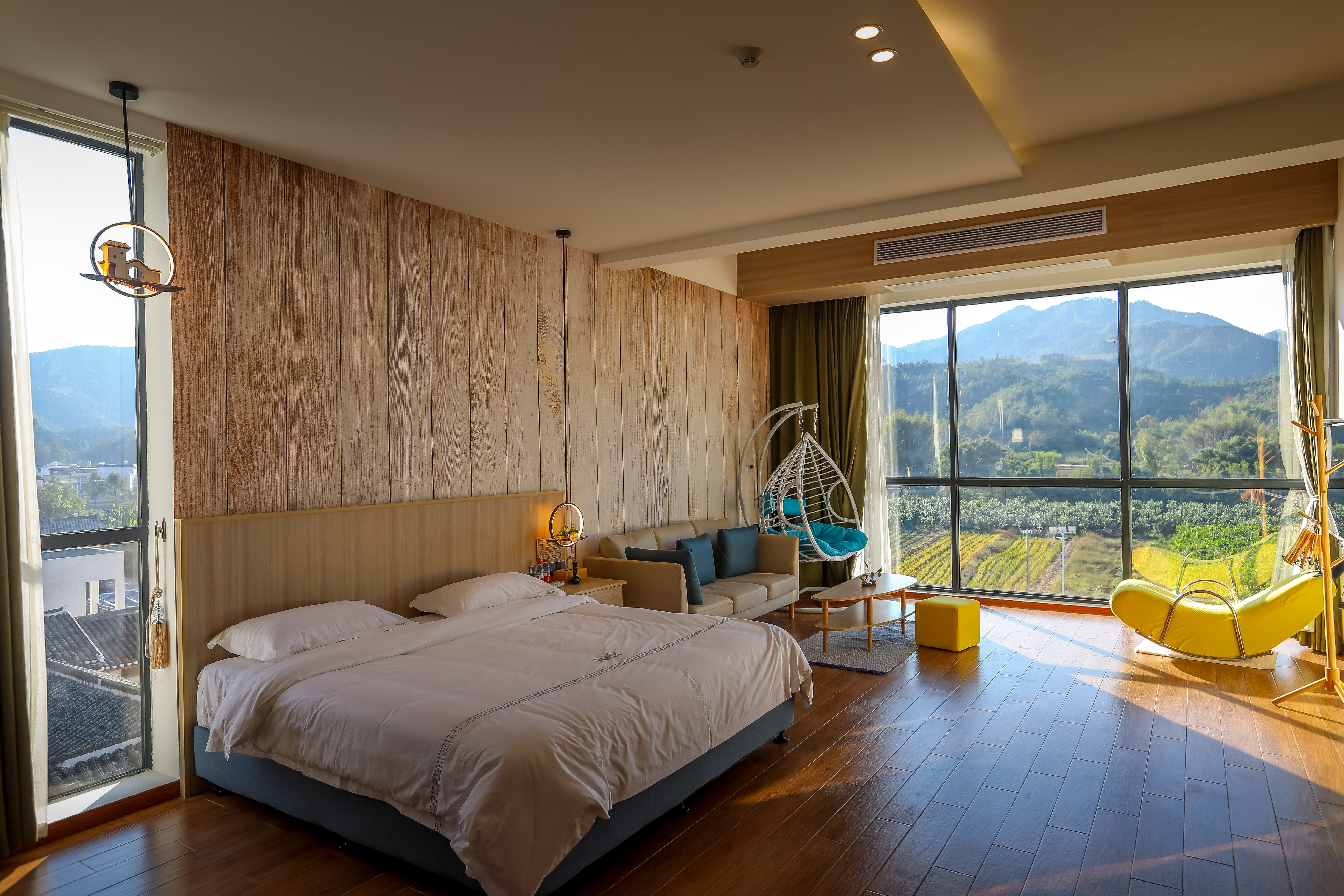 河源这家网红民宿,推窗就是乡村田园风光,太适合度假了