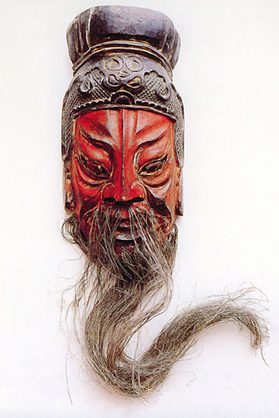 古代图腾文化与巫文化衍生的"吞口"面具,非常精美