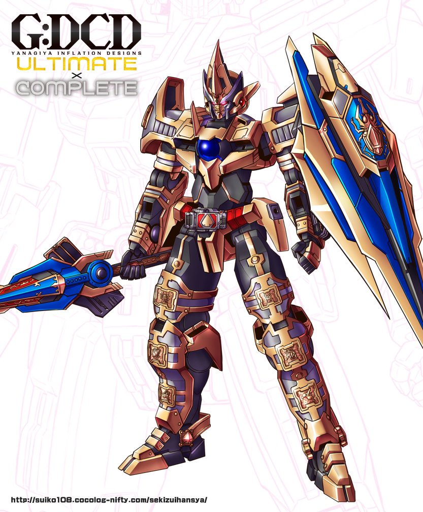 五个平成假面骑士变为巨大高达机器人，我选装甲响鬼和帝皇剑-今日头条
