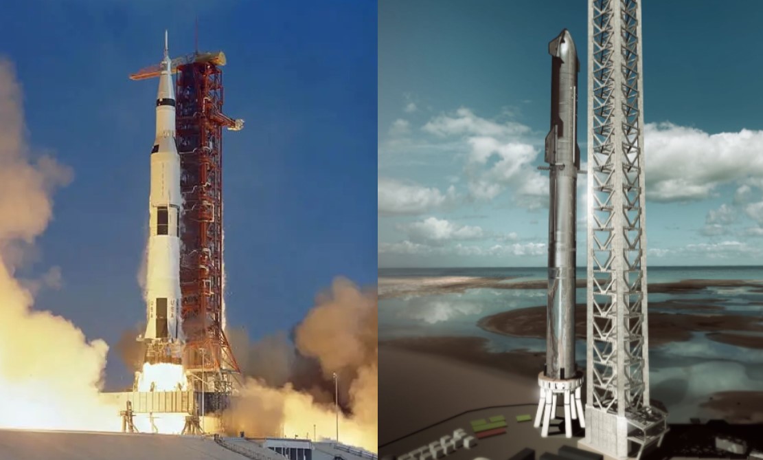 SpaceX星舰PK土星五号，世纪对决，马斯克的火星梦想在路上（2）