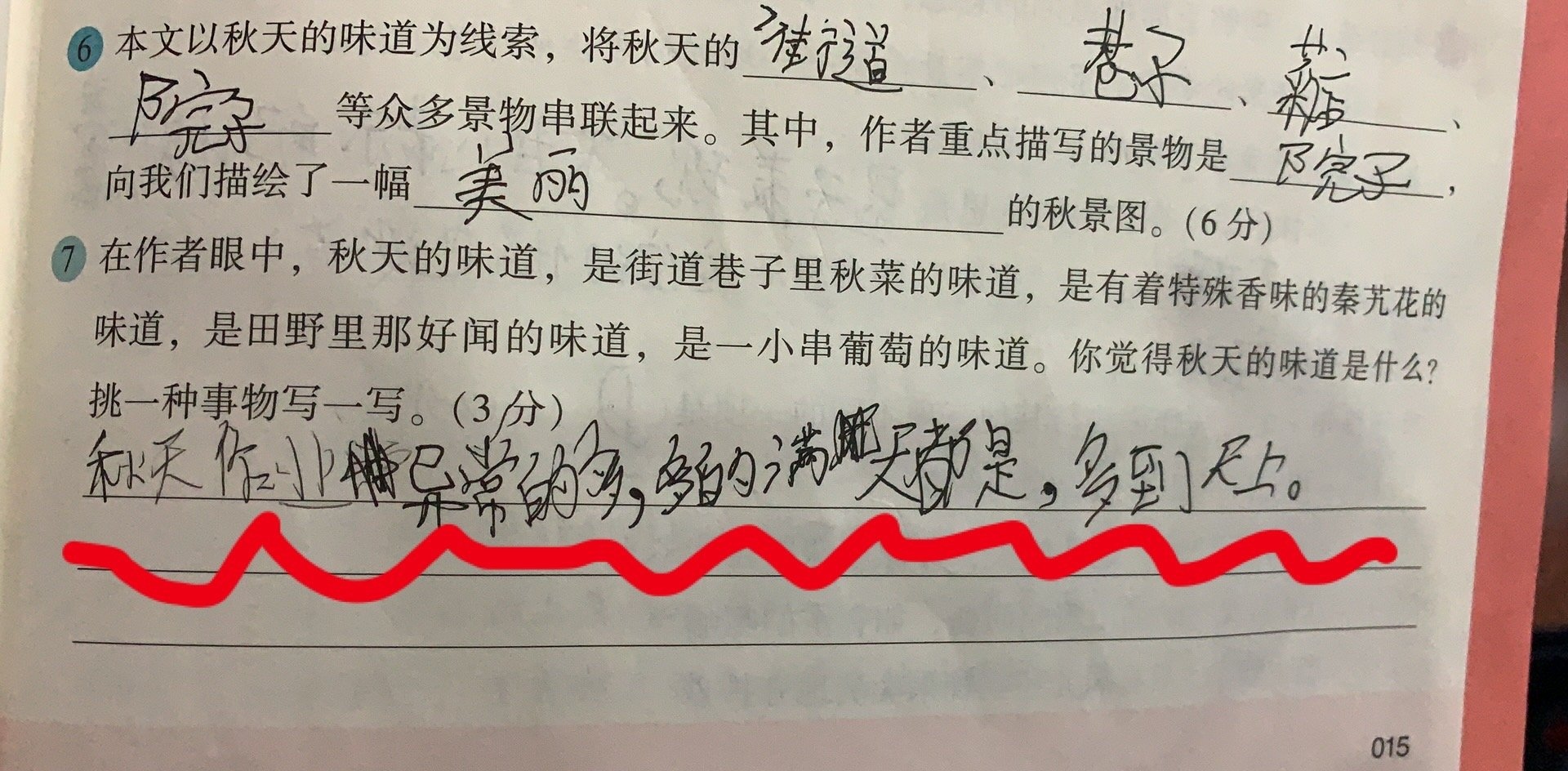 小学生补寒假作业走红，你的童年我的童年，好像都一样