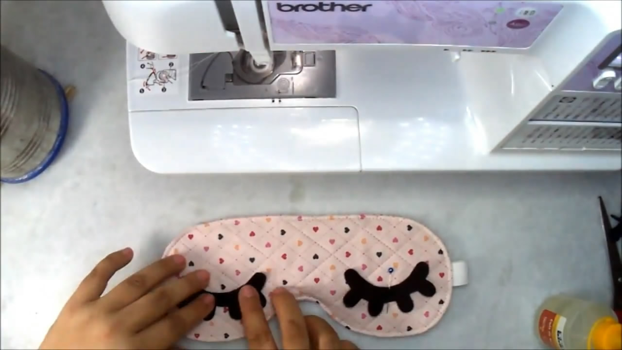 DIY缝纫系列，卡通睡眠眼罩的制作方法，简单又实用（图解）