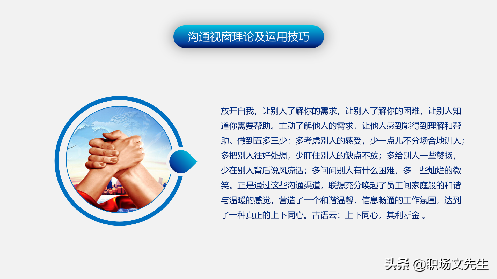 怎样进行上下沟通？47页有效沟通技巧培训课件，沟通的三大要素