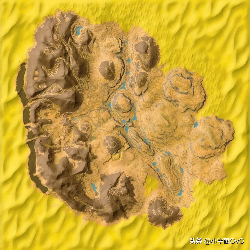方舟生存进化十张地图中英文对照，还不知道去哪养恐龙地看过来