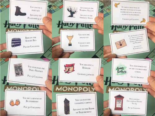 哈利波特被妹子改成手工版大富翁，数万网友眼红到喊话官方出同款