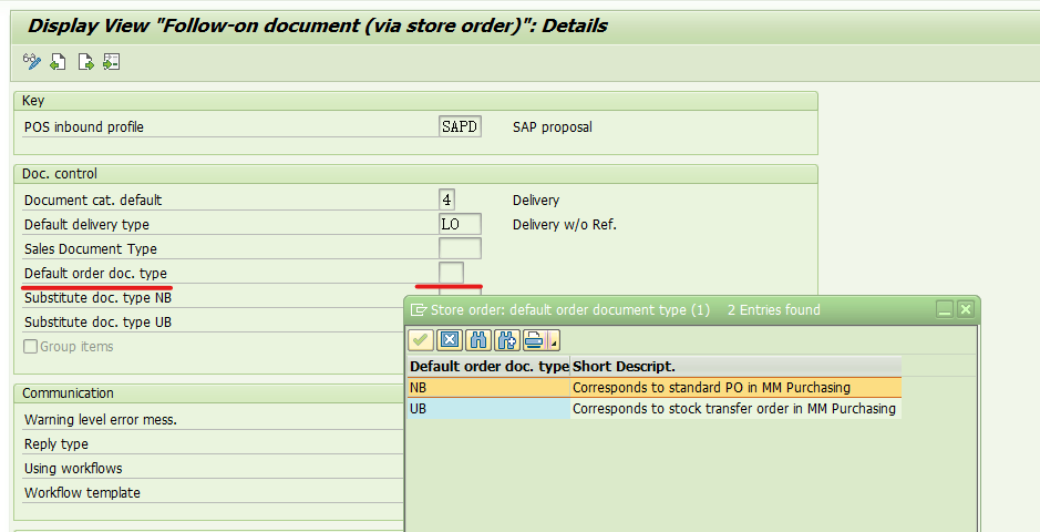 SAP RETAIL 如何确定自动补货触发的单据类型