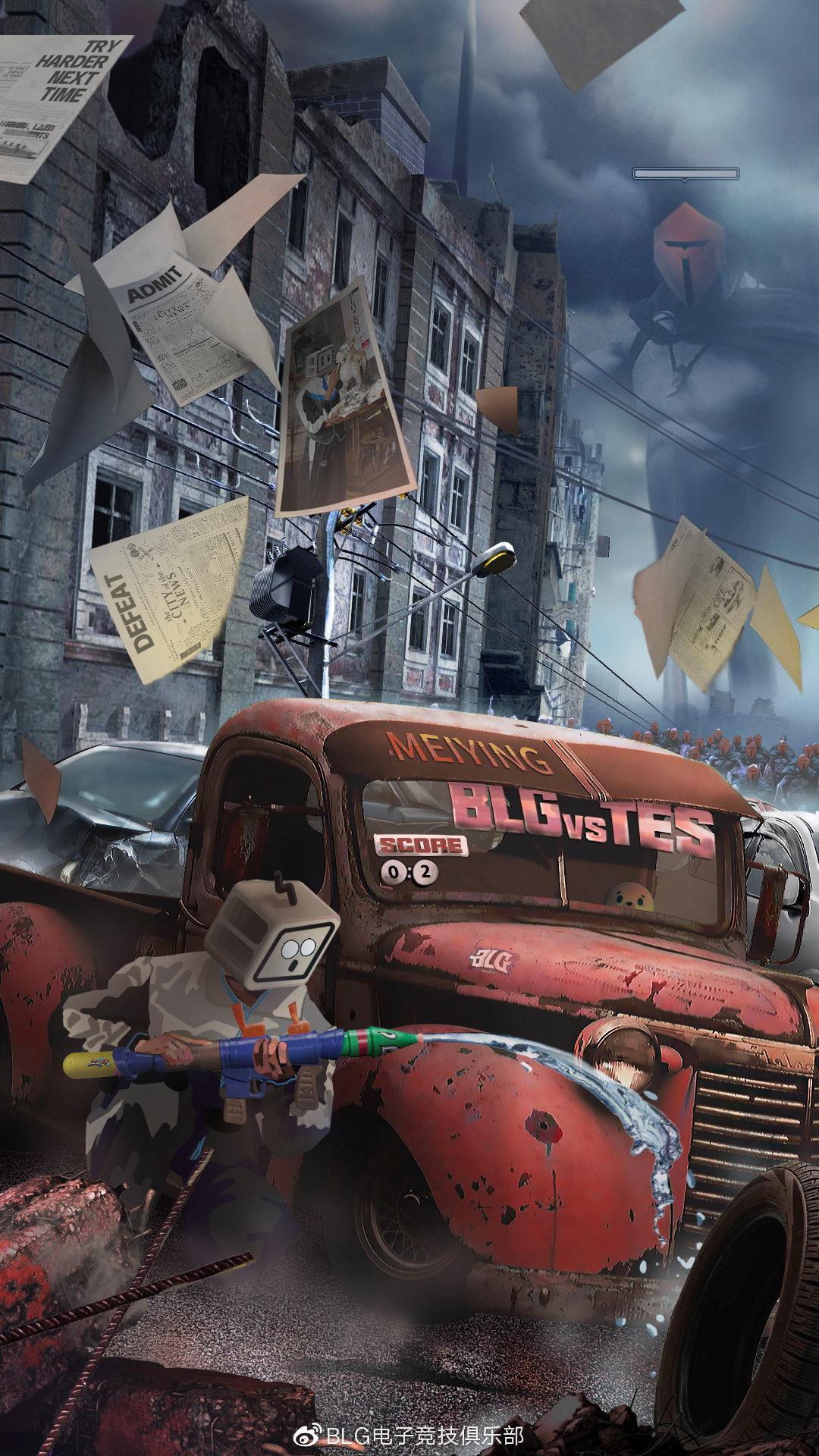 英雄联盟：BLG夏季赛画中画海报盘点，那些海报中隐藏着的故事