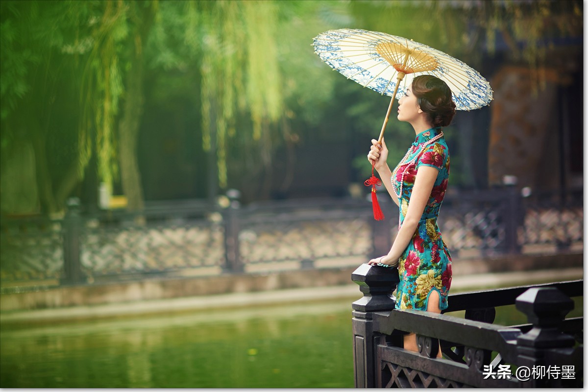 点评18张照片,长假旅拍旗袍,江南水乡甚好