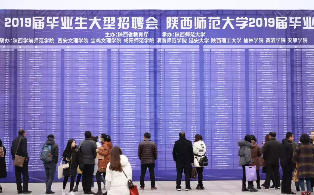 2019届陕西高校（师范类）毕业生大型招聘会成功举办