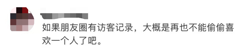 微信被曝新功能：“朋友圈可以查看访客记录了？”，网友：要哭了