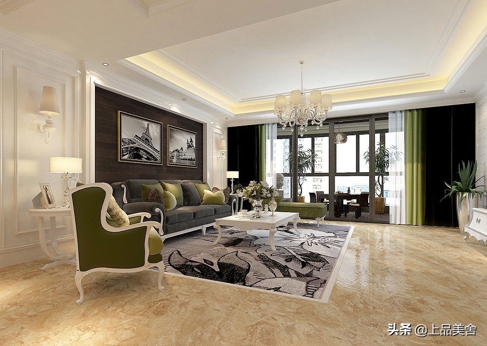 她185㎡新家，装欧式风格一点都不复杂，现代感很强，奢华迷人