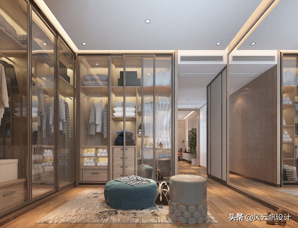 这才是始于颜值的理想家，190平装港式风，光客厅就迷倒全小区