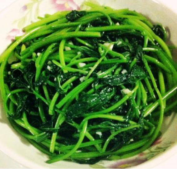 家的味道——清炒苕尖_晶羽科技