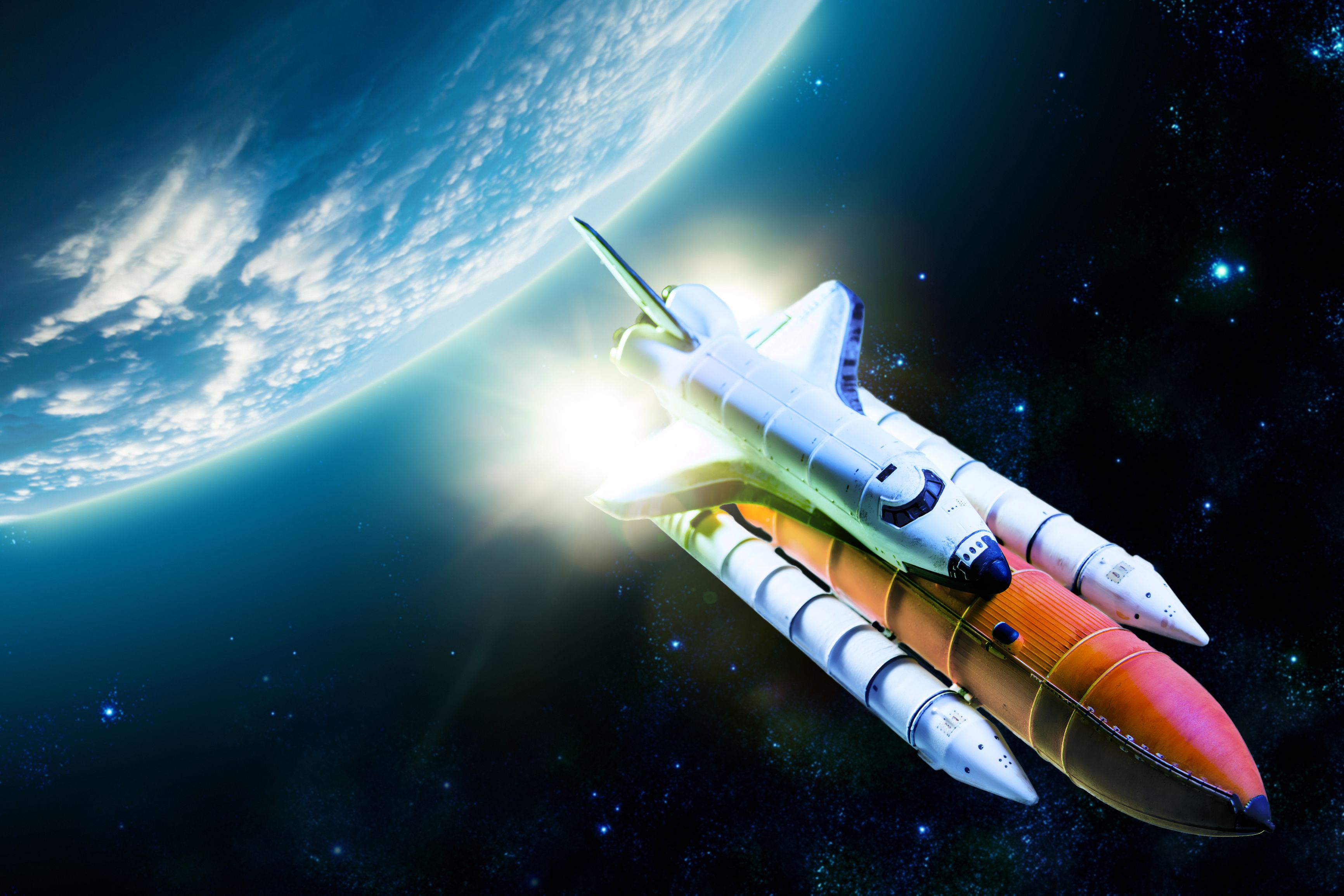 此时美国看到苏联抢先了一步发射载人飞船上太空,非常不屑地表示,不就