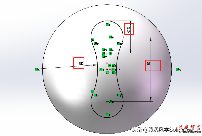 世界杯录像软件开发(用SolidWorks建模一个世界杯足球，SW分割命令的应用实例)