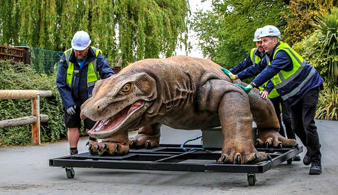 重返（描写恐龙外貌的句子）