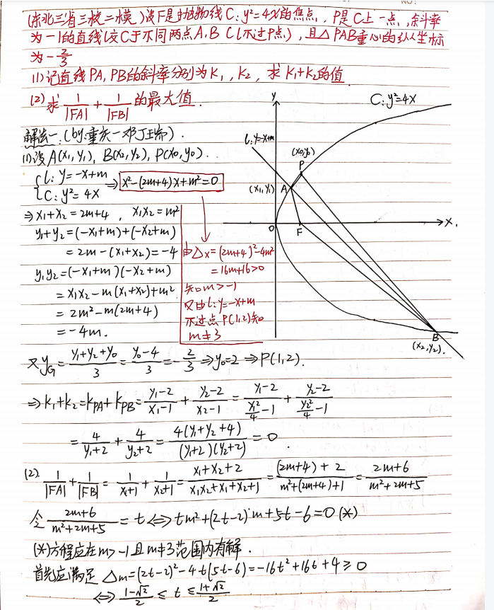 高中数学：学霸手写笔记，圆的必考考点讲义（详细解析）转给孩子