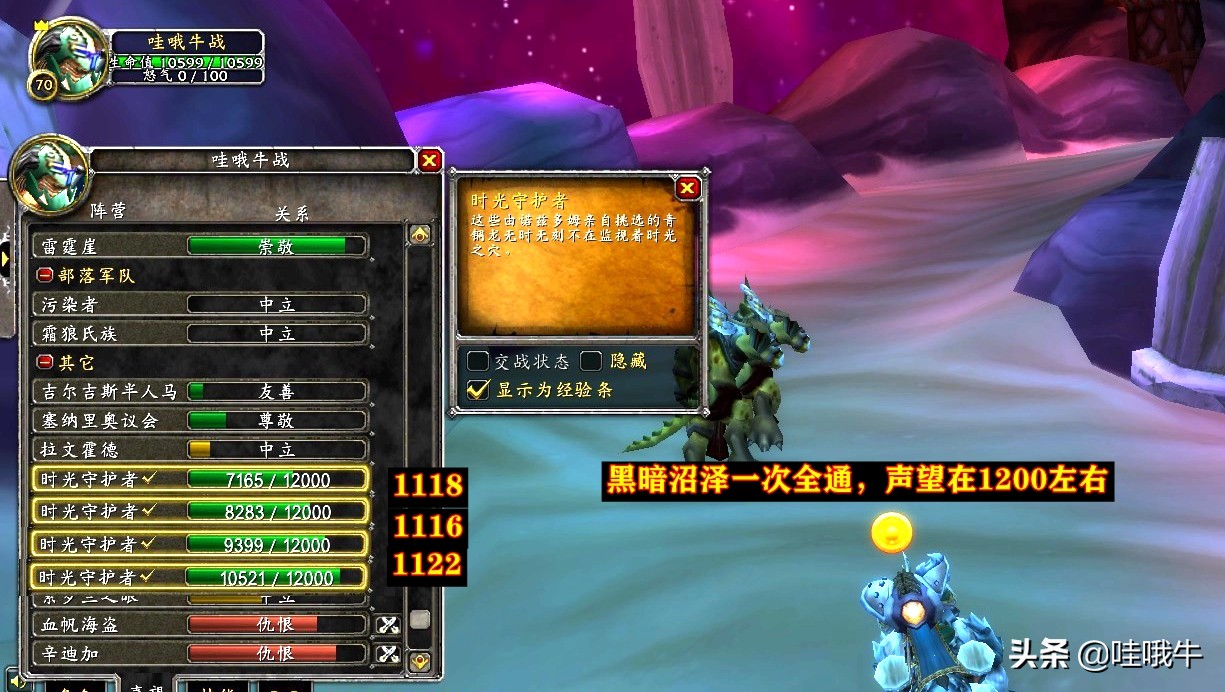 魔兽世界TBC怀旧：外域5大重要声望，该如何冲才更划算？