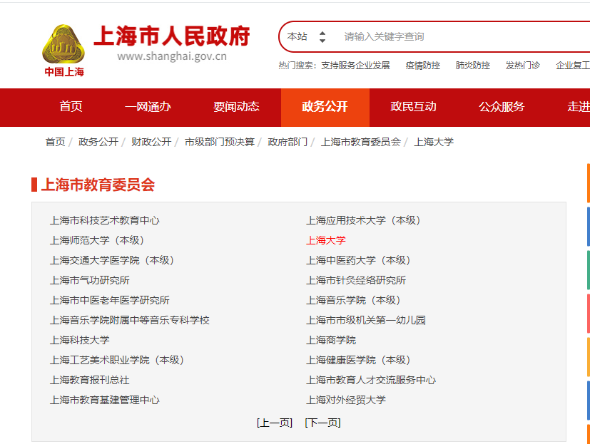 哪所大学最有钱?上海市属高校的经费预算最壕排行