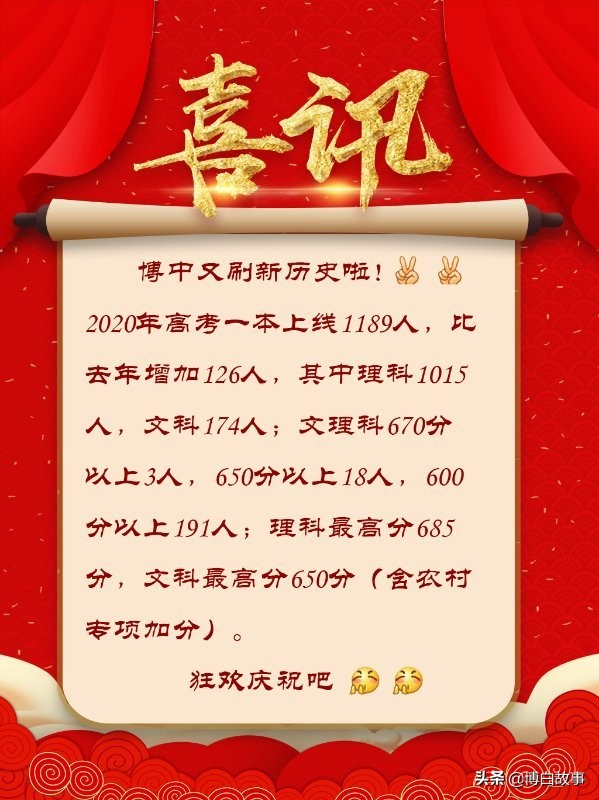 广西玉林各县市的高中高考喜报汇总，包括博白北流容县陆川兴业