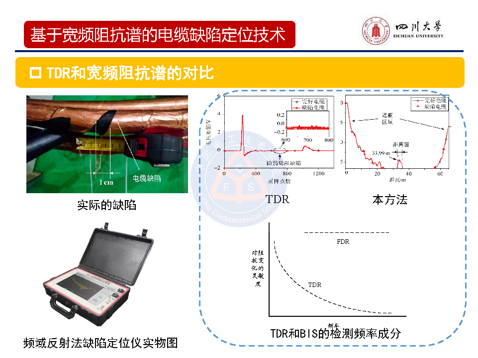 四川大学周凯教授：基于宽频阻抗扫描技术的电缆缺陷定位技术研究