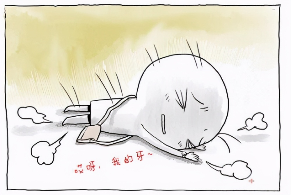 撞击,摔跤等冲击力较强的行为,或导致牙齿磕断,脱落,势必会引起牙疼.