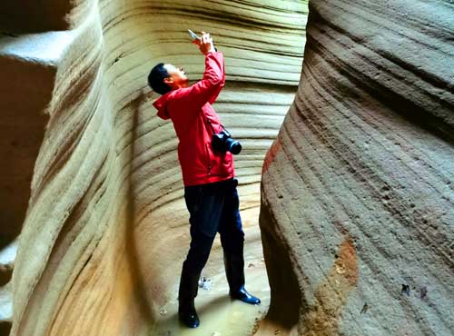 陕西旅游：甘泉雨岔大峡谷及周边行（图）