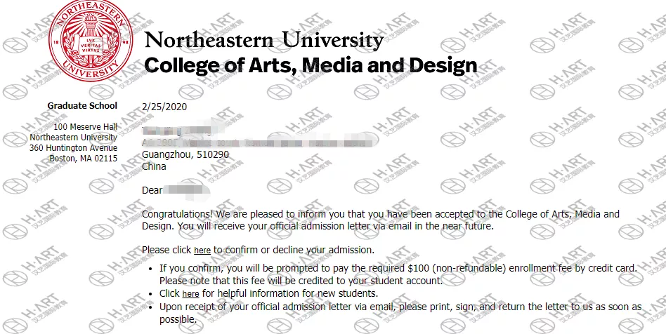 帕森斯、雪城和东北大学，我都想去但不行