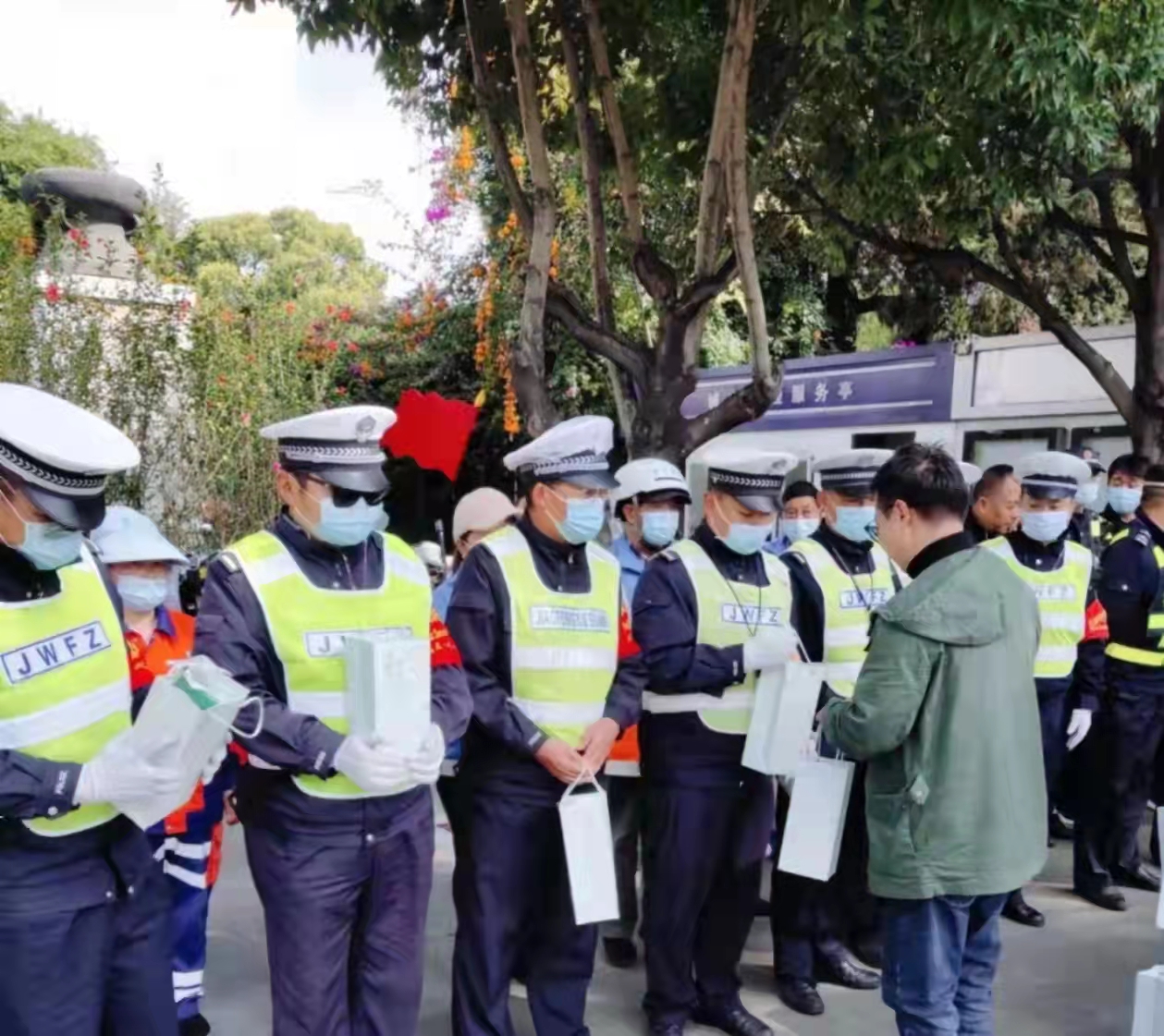 预防10月降温慰问