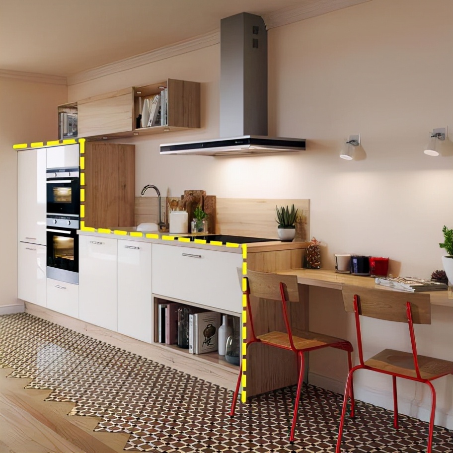 厨房别再做吊柜了，如今流行这样的设计，实用还省钱