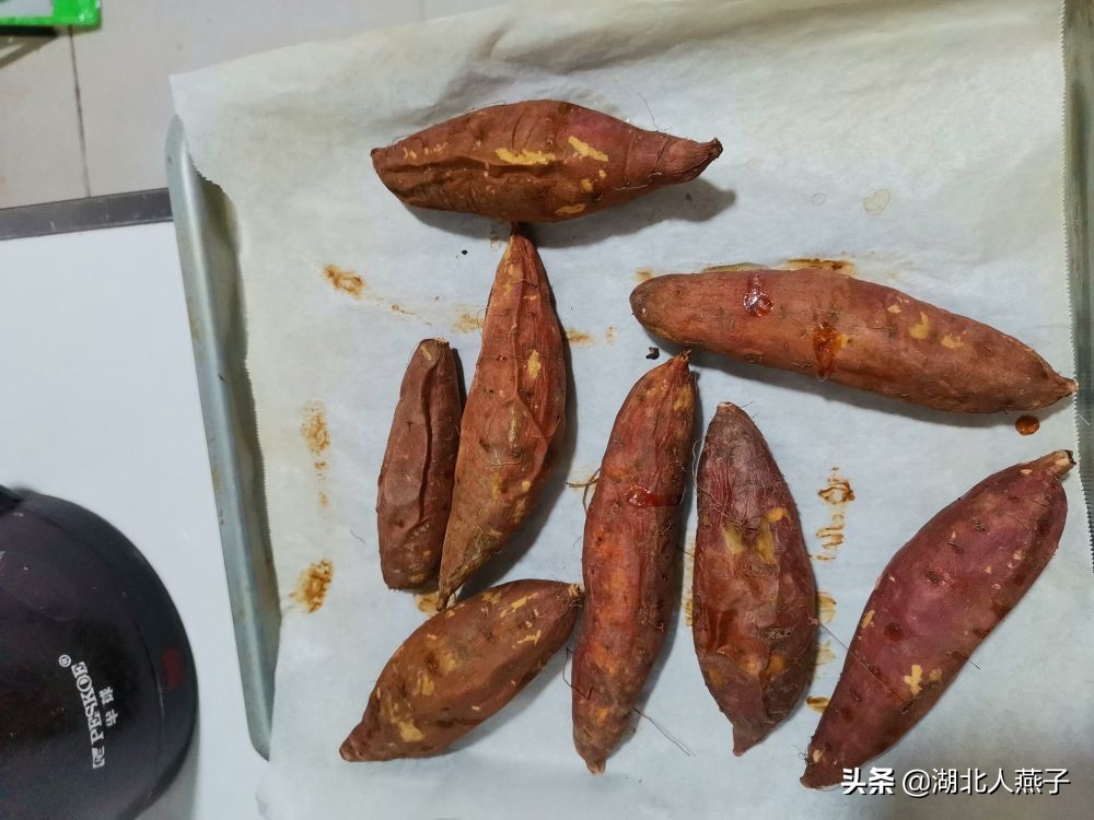 烤箱烤红薯，掌握最佳时间和诀窍，香甜软糯，一次做3斤不够吃