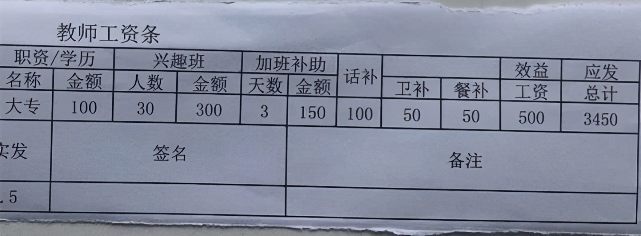 教师工资到底超过一万没？看了各地区教师晒的工资单，才知道真相