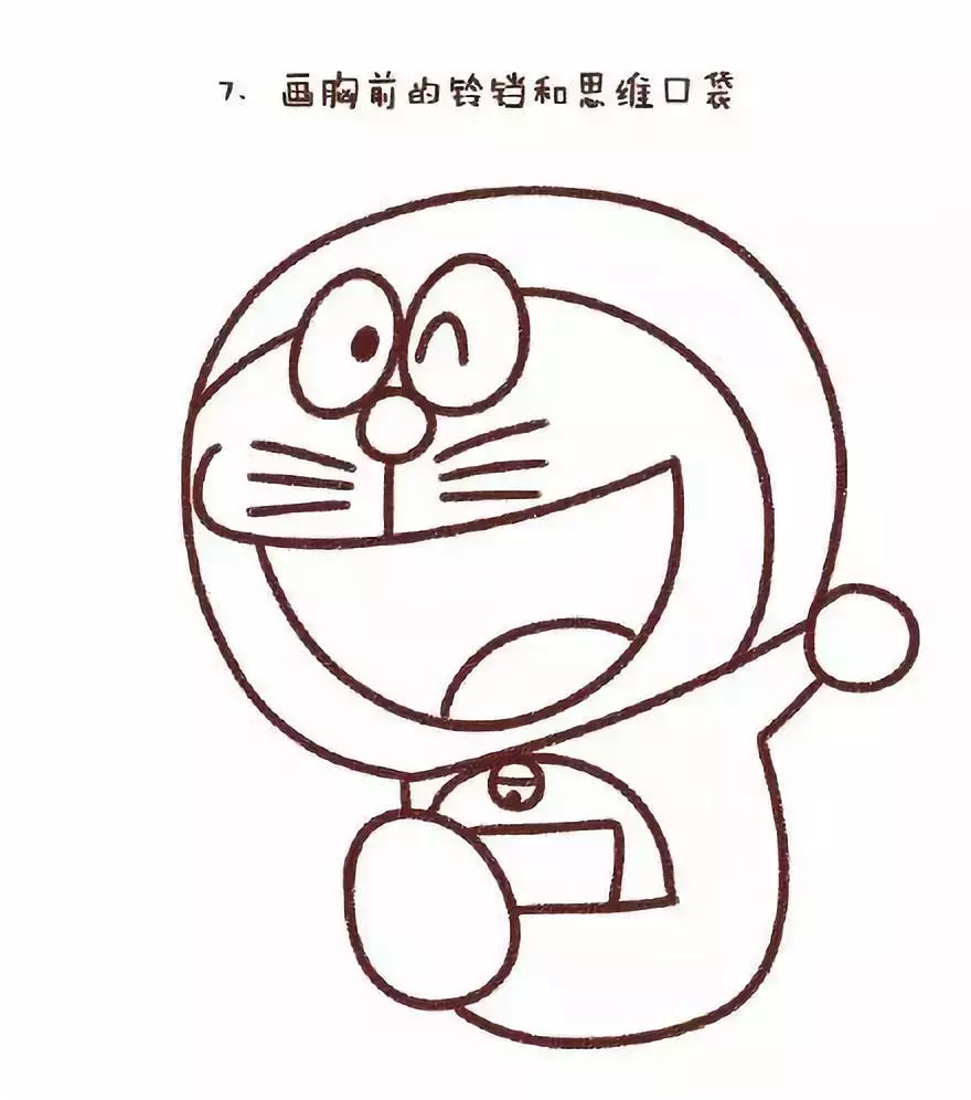动漫系列---哆啦A梦6种画法，快来学学把！