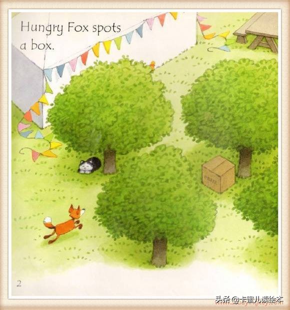 英文有声绘本故事《Fox on a box》箱子上的小狐狸