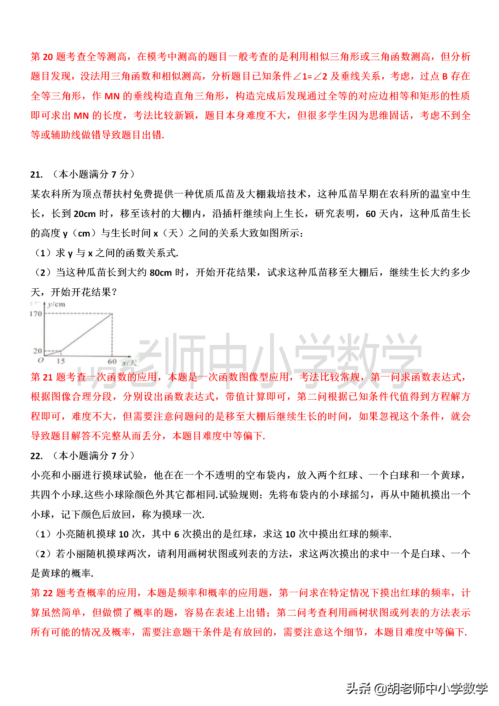 2020年陕西中考数学：试题+考点分析+新变化