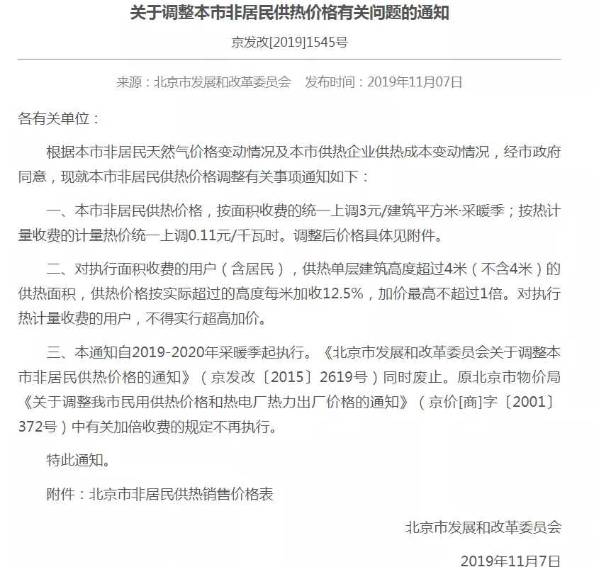 北京供暖费到底怎么收？有新政策，可是……