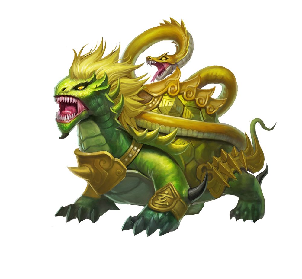 玄武朱雀朱雀白虎白虎青龙