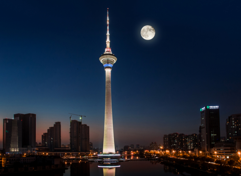 除了天津之眼,天津又一地标之"空中阁楼",415.2米高度看城市