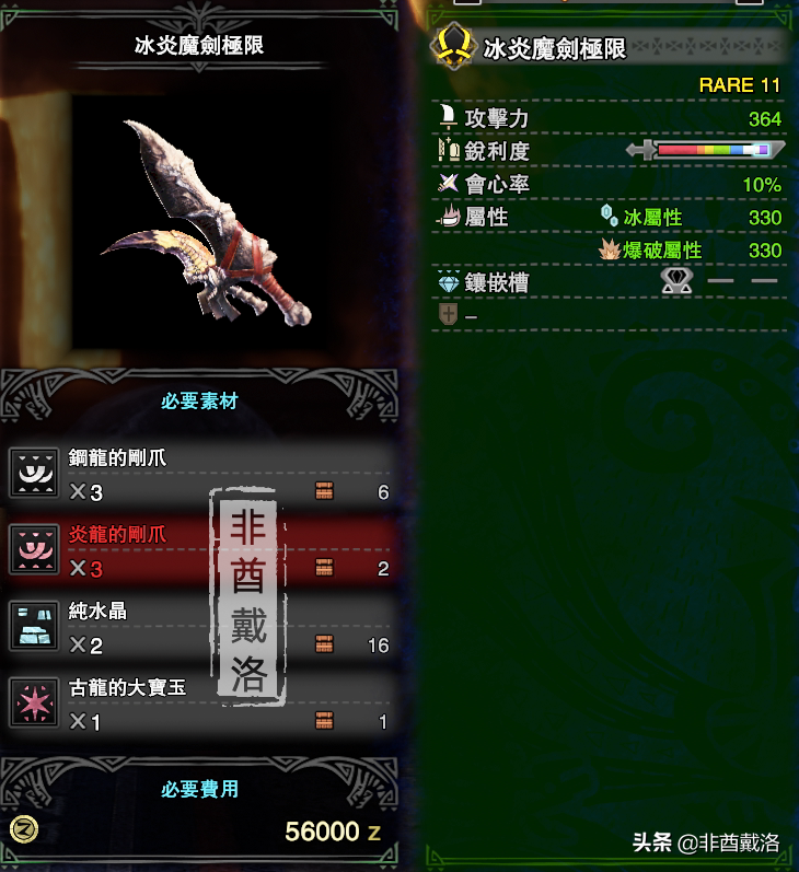PC版冰原主流双刀配装