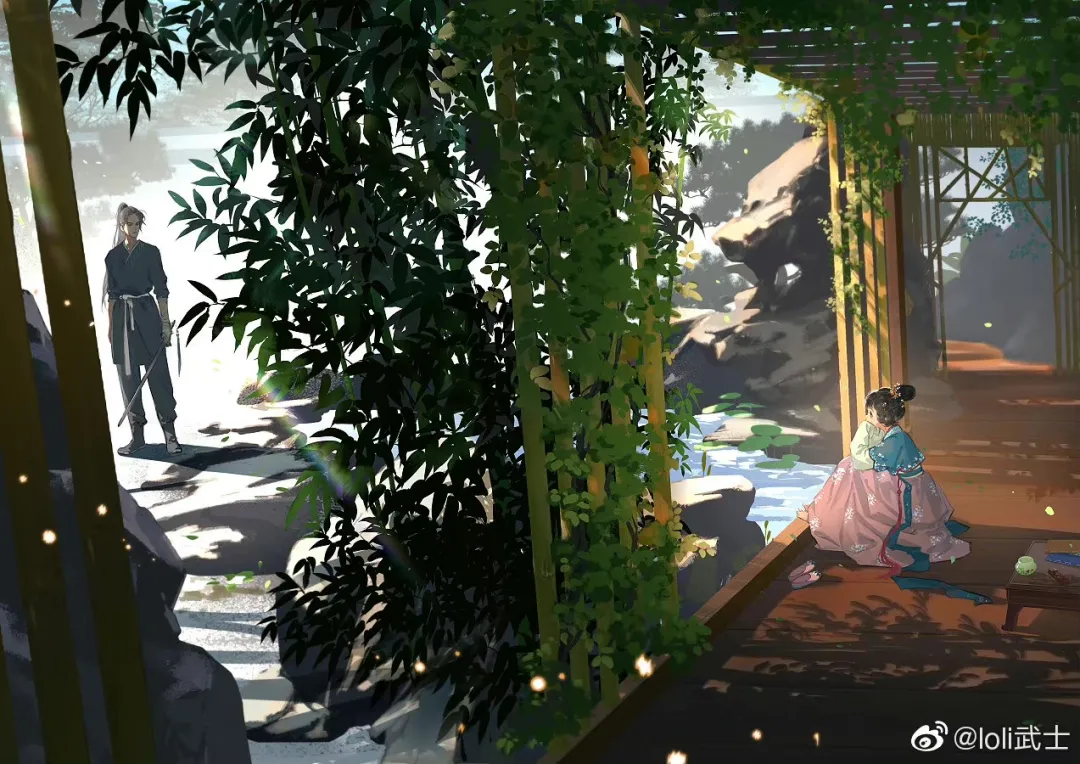 古风情侣插画壁纸 | 太甜了!我永远有颗少女心