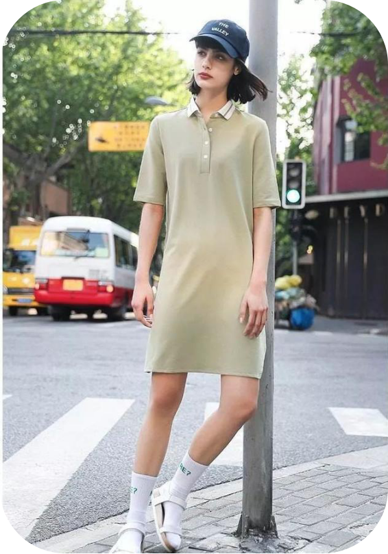 穿“POLO裙”的女人有多减龄？夏天最全的POLO裙穿搭，谁穿谁美