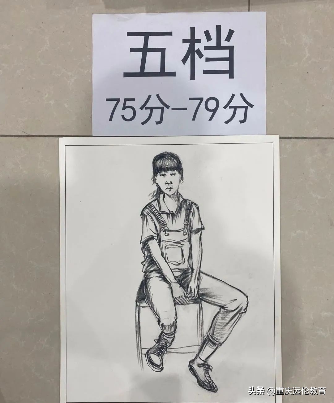 最新美术一模评分标准公布！高低分卷差距大！看看你属于第几档？