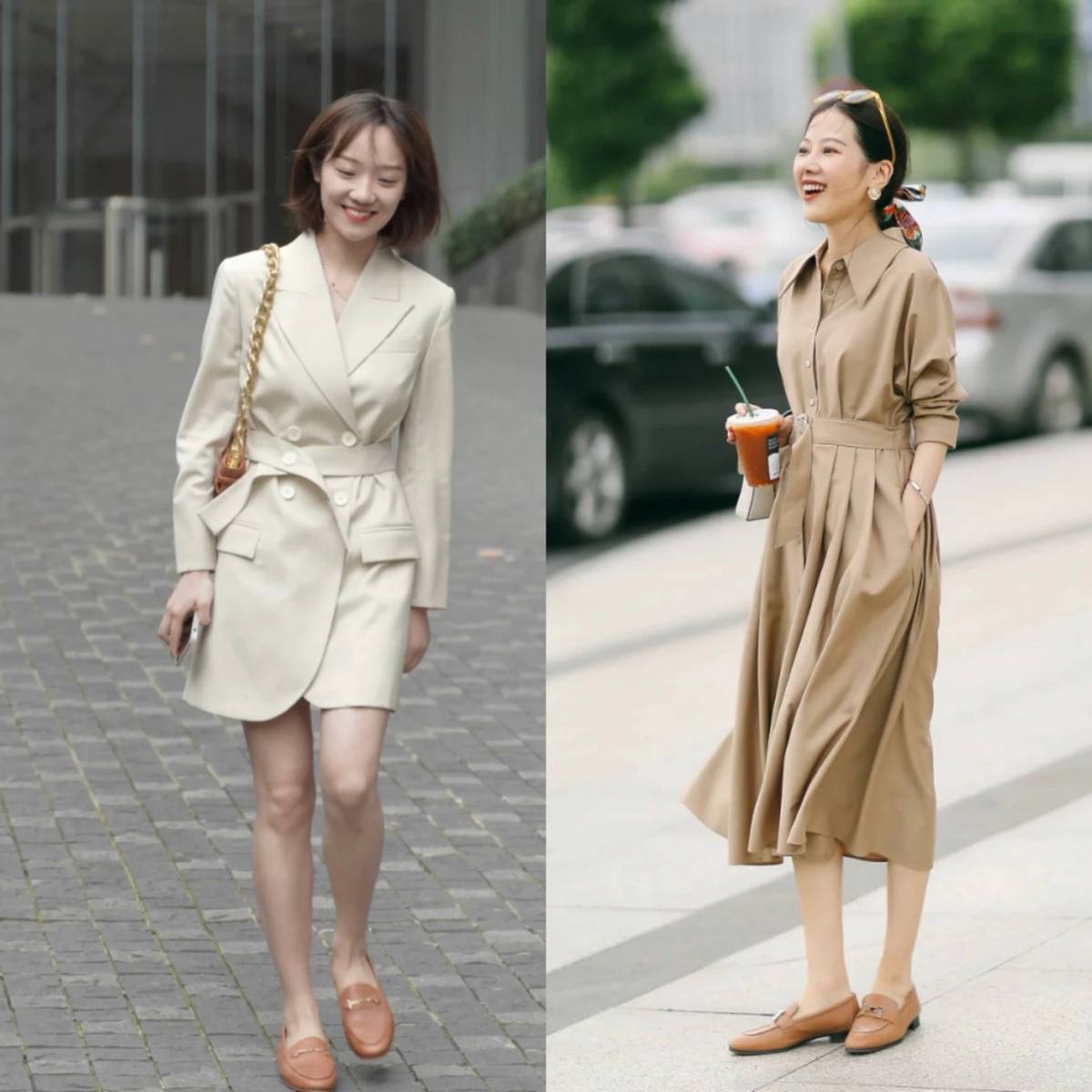 乐福鞋搭配什么衣服好看女(女乐福鞋搭配技巧) - 青鸟号