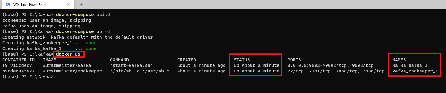 docker部署單機版Kafka