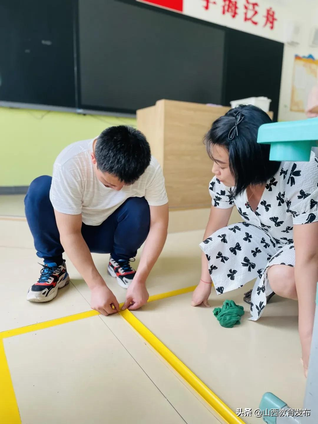 忻州市长征小学西校区开展新学期安全隐患排查及防疫消杀工作