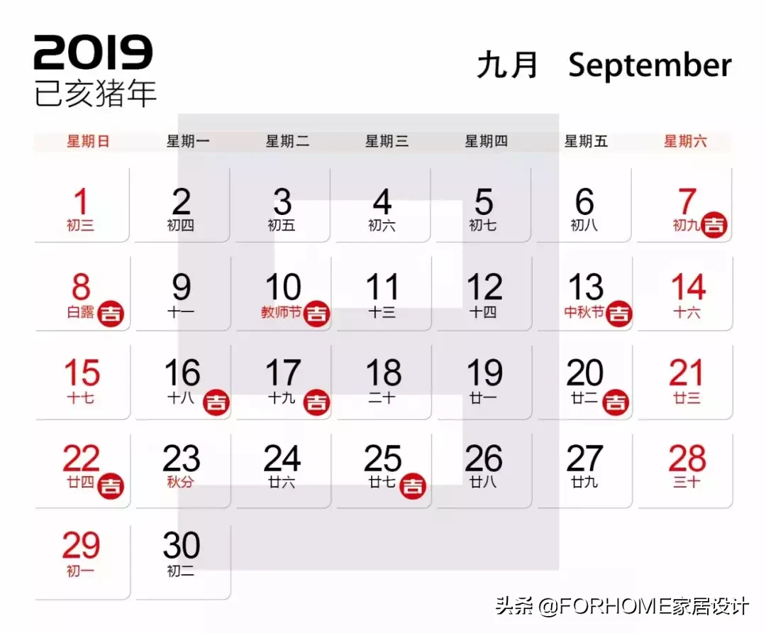 2019年装修开工吉日都在这里，快来看看吧