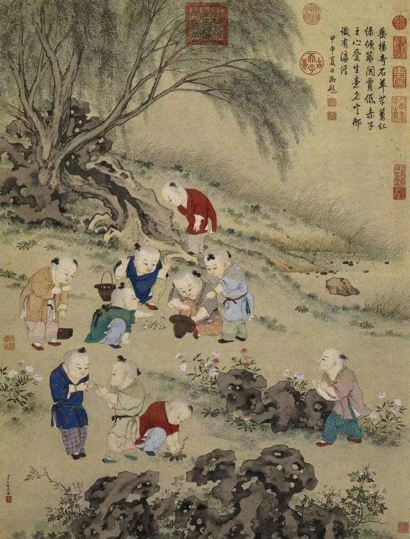 仇英《汉宫春晓图》赏析