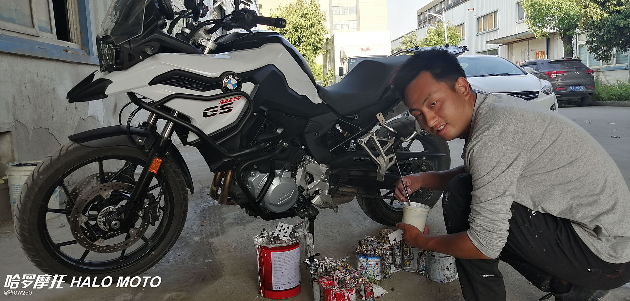 寶馬750gs(寶馬f750gs摩托白色低座版使用感受及改裝作業) - 四帝國車